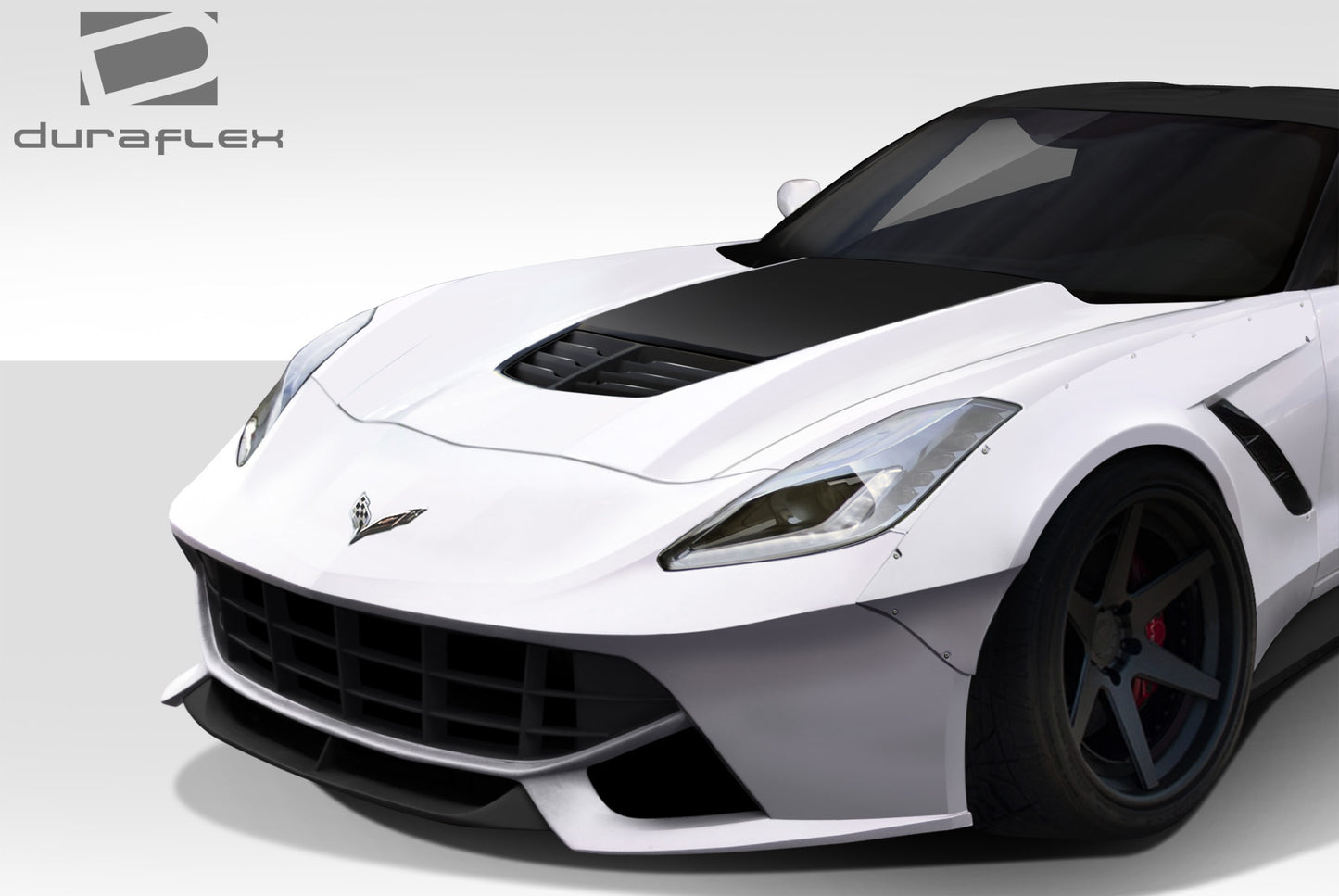 Extreme Dimensions Duraflex Z06 Hood Compatible With 2014-2019 Chevrolet Corvette - 1 Piece - 112419