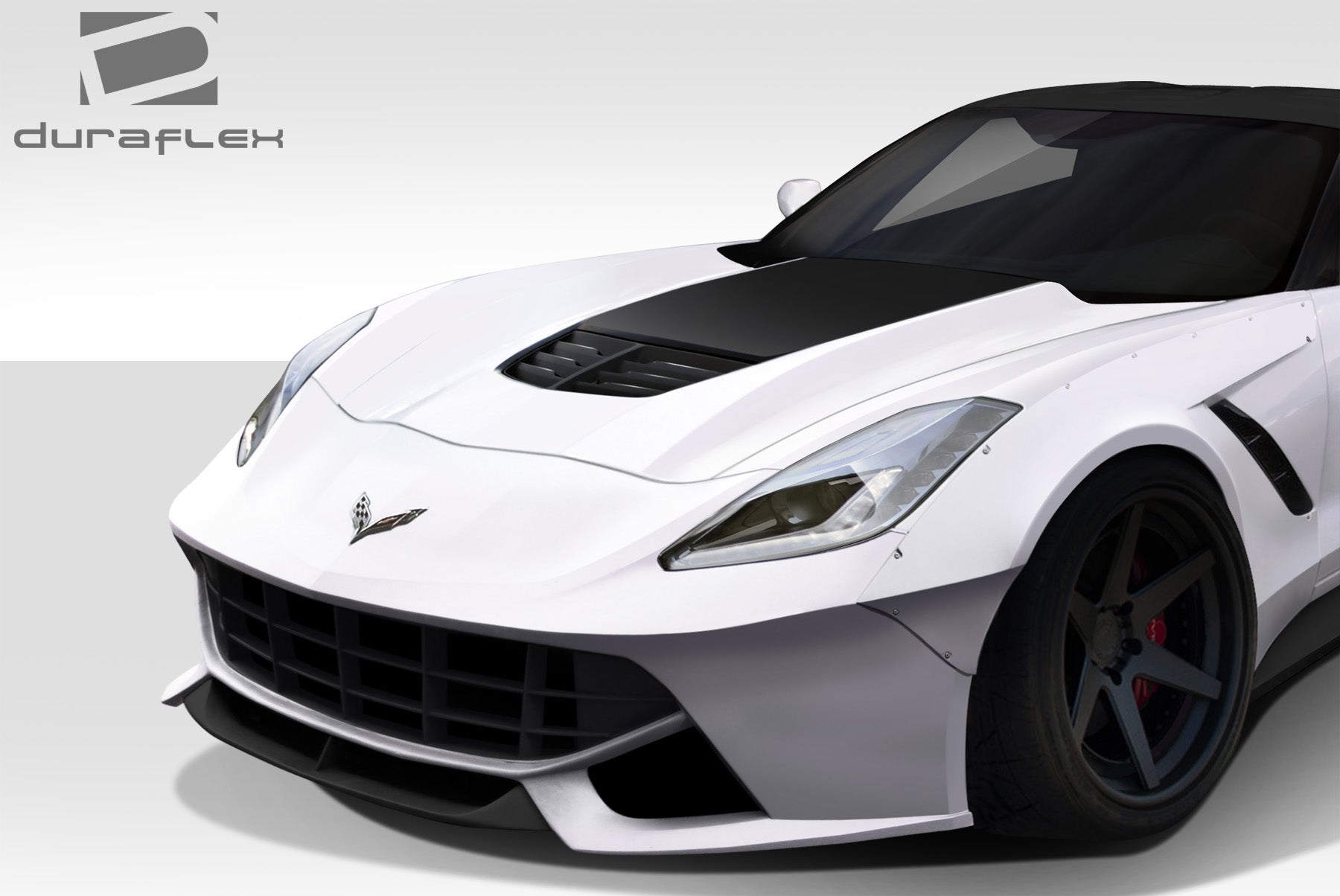 Extreme Dimensions Duraflex Z06 Hood Compatible With 2014-2019 Chevrolet Corvette - 1 Piece - 112419