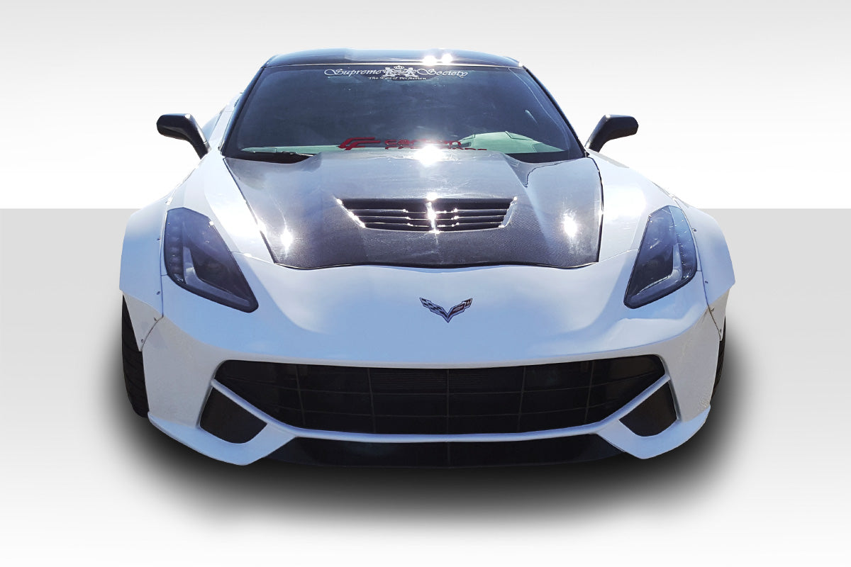 Extreme Dimensions Duraflex Gran Veloce Front Bumper Cover Compatible With 2014-2019 Chevrolet Corvette - 1 Piece - 112424