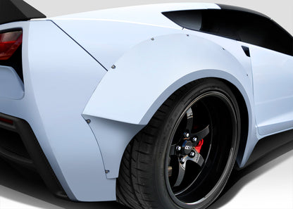 Extreme Dimensions Duraflex Gran Veloce Wide Body Kit Compatible With 2014-2019 Chevrolet Corvette - 8 Piece - 112500