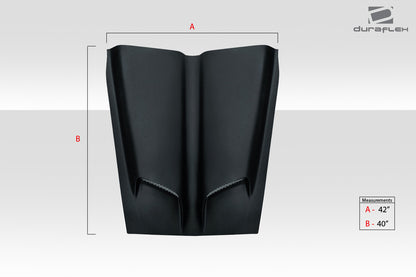 Extreme Dimensions Duraflex Universal WS6 Look Hood Cowl Scoop Body Kit - 1 Piece - 112440