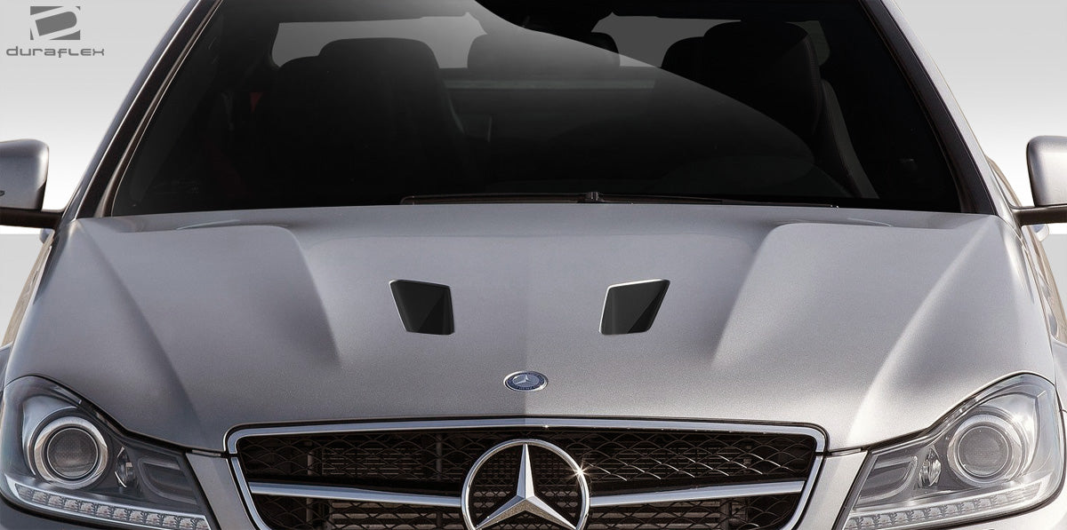 Extreme Dimensions Duraflex Universal Black Series Look Hood Ducts Scoop Body Kit - 2 Piece - 112445