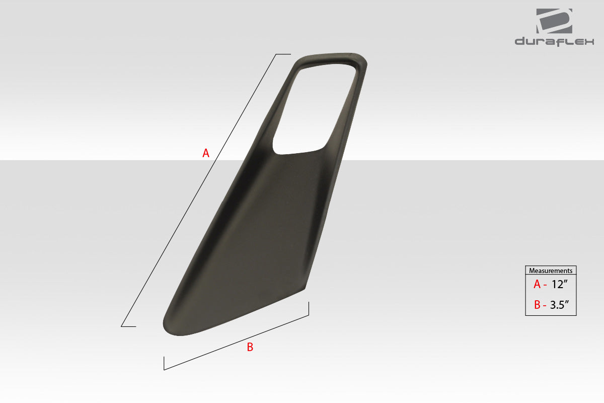 Extreme Dimensions Duraflex Universal Black Series Look Hood Ducts Scoop Body Kit - 2 Piece - 112445