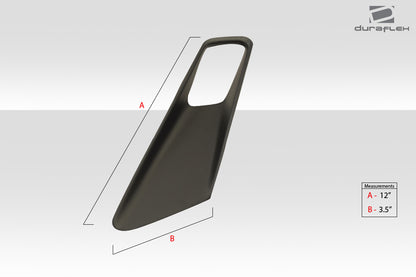 Extreme Dimensions Duraflex Universal Black Series Look Hood Ducts Scoop Body Kit - 2 Piece - 112445