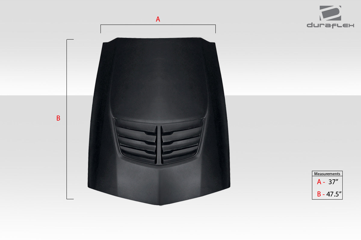 Extreme Dimensions Duraflex Universal Z06 Look Hood Cowl Scoop Body Kit - 1 Piece - 112447