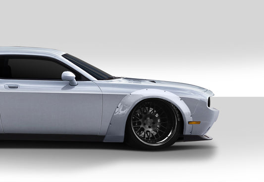 Extreme Dimensions Duraflex Novara Wide Body Front Fenders Flares Compatible With 2008-2023 Challenger - 2 Piece - 112459