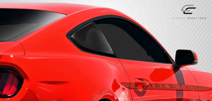 Carbon Creations R-Spec Window Scoop Compatible With 2015-2023 Ford Mustang - 2 Piece - 112463