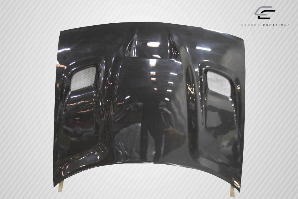 Carbon Creations Dritech Hellcat Look Hood Compatible With 2008-2023 Dodge Challenger - 1 Piece - 112475