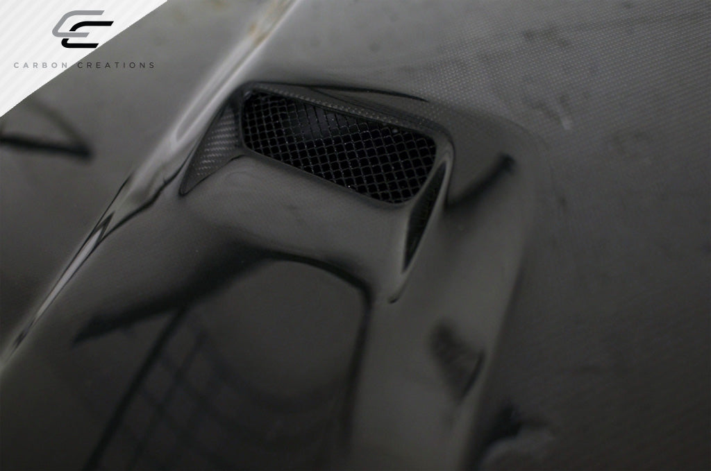 Carbon Creations Challenger Hood Compatible With 2005-2010 Chrysler 300 - 1 Piece - 112476
