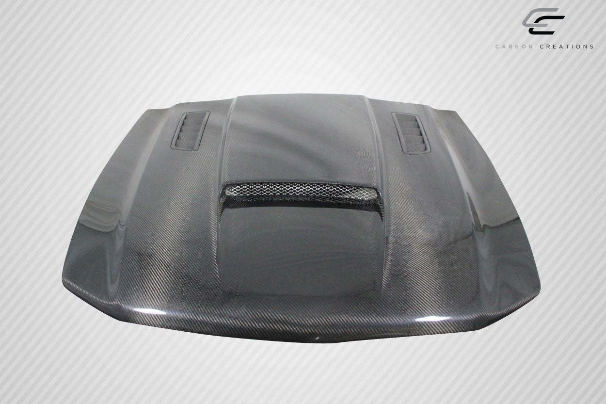 Carbon Creations CVX Hood Compatible With 2010-2012 Ford Mustang - 1 Piece - 112477