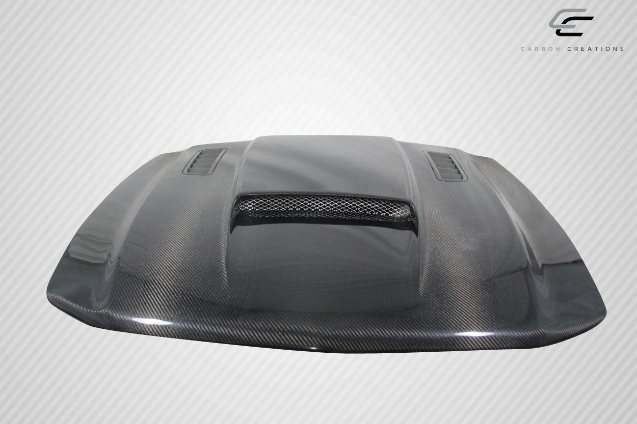 Carbon Creations CVX Hood Compatible With 2010-2012 Ford Mustang - 1 Piece - 112477