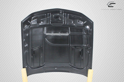 Carbon Creations CVX Hood Compatible With 2010-2012 Ford Mustang - 1 Piece - 112477