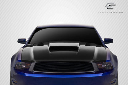 Carbon Creations CVX Hood Compatible With 2010-2012 Ford Mustang - 1 Piece - 112477