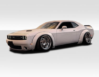 Extreme Dimensions Duraflex Novara Wide Body Kit Compatible With 2008-2023 Dodge Challenger - 4 Piece - 112481