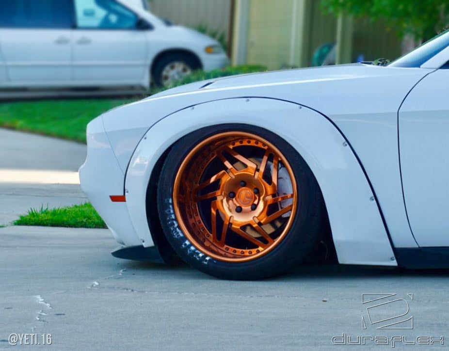 Extreme Dimensions Duraflex Novara Wide Body Kit Compatible With 2008-2023 Dodge Challenger - 4 Piece - 112481