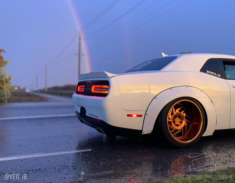 Extreme Dimensions Duraflex Novara Wide Body Kit Compatible With 2008-2023 Dodge Challenger - 4 Piece - 112481