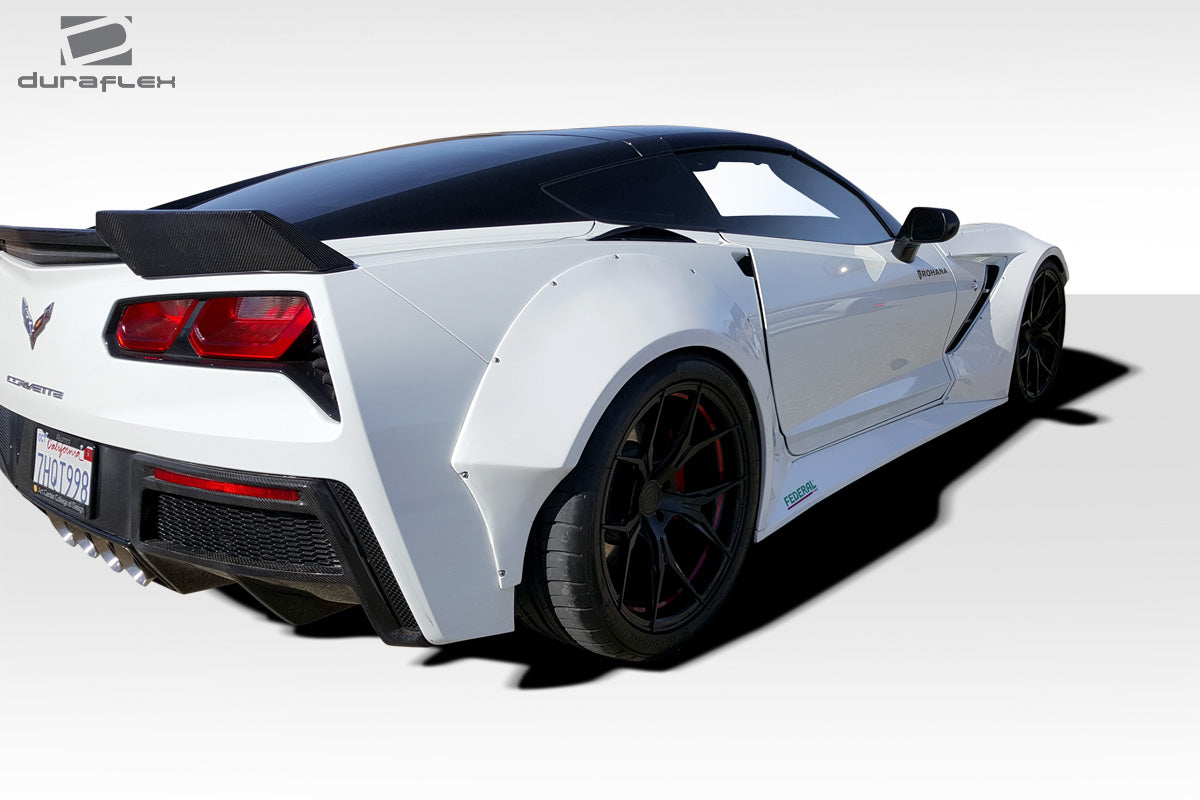 Extreme Dimensions Duraflex Gran Veloce Wide Body Kit Compatible With 2014-2019 Chevrolet Corvette - 8 Piece - 112500