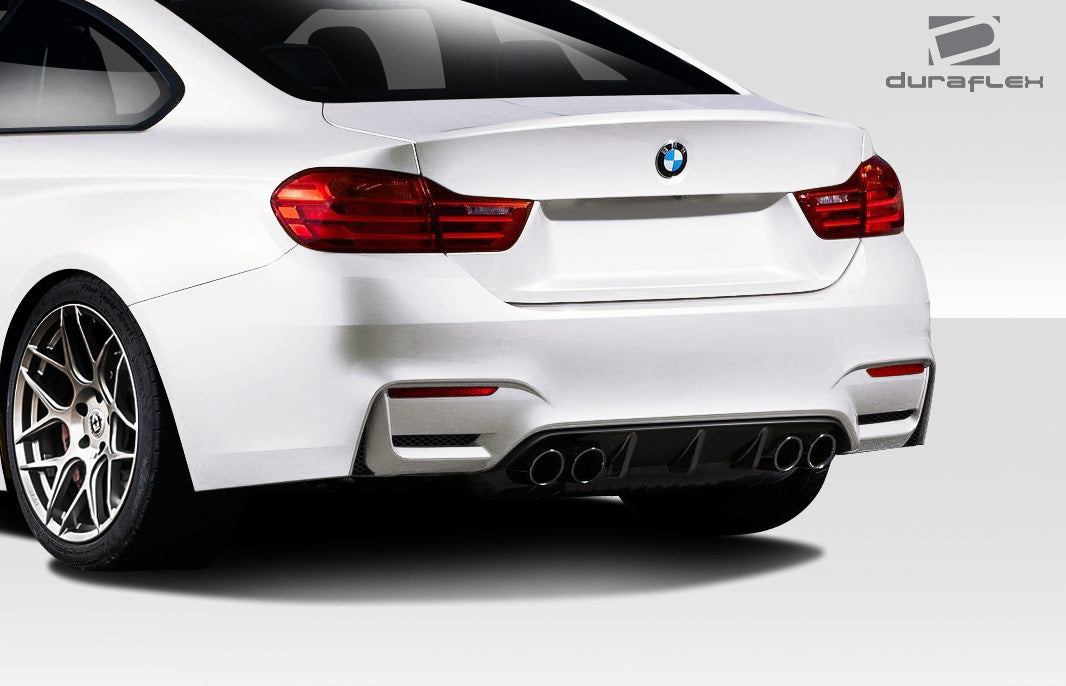Extreme Dimensions Duraflex M4 Look Rear Diffuser Compatible With 2014-2020 BMW 4 Series F32 - 1 Piece - 112518