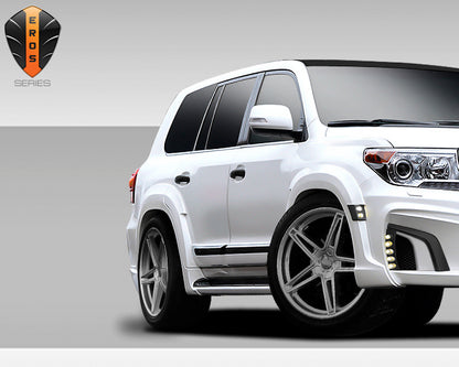 Extreme Dimensions Duraflex Eros Version 1 Wide Body Rear Fender Flares Compatible With 2013-2015 Toyota Land Cruiser - 4 Piece - 112525