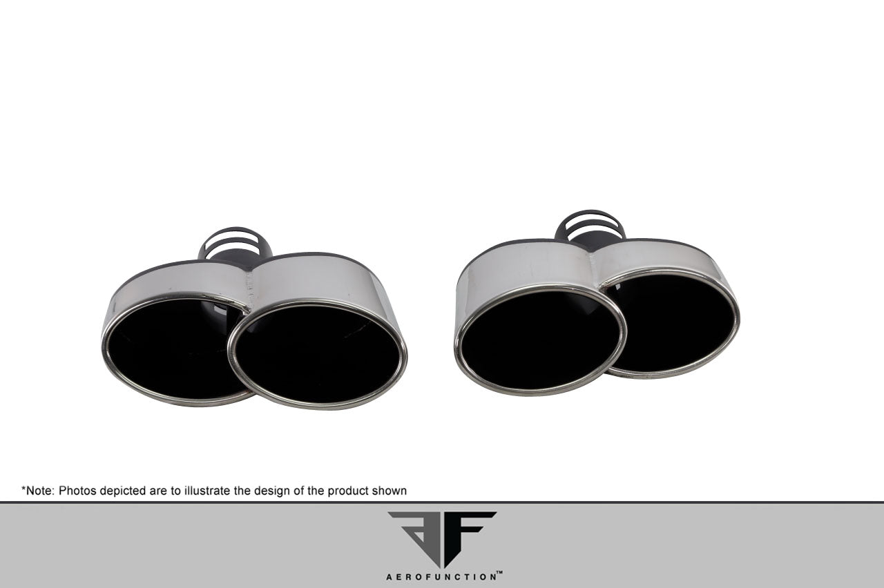 Extreme Dimensons Eros Version 1 Exhaust Tips Compatible With 2013-2015 Toyota Land Cruiser - 2 Piece - 112527