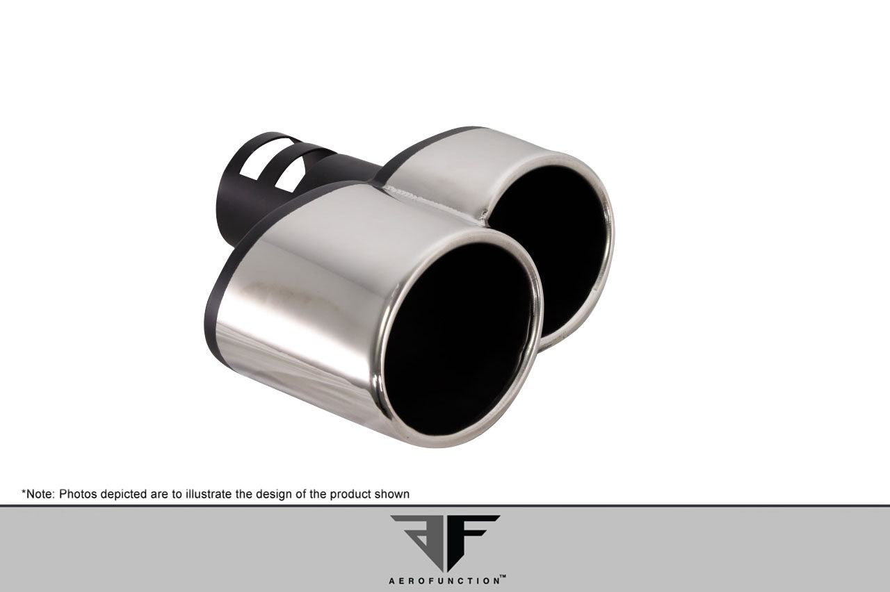 Extreme Dimensons Eros Version 1 Exhaust Tips Compatible With 2013-2015 Toyota Land Cruiser - 2 Piece - 112527