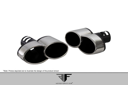 Extreme Dimensons Eros Version 1 Exhaust Tips Compatible With 2013-2015 Toyota Land Cruiser - 2 Piece - 112527