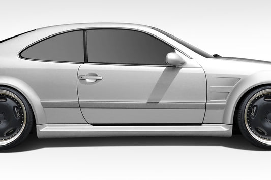 Extreme Dimensions Duraflex Black Series Look Wide Body Side Skirts Compatible With 1998-2002 Mercedes CLK - 2 Piece - 112559