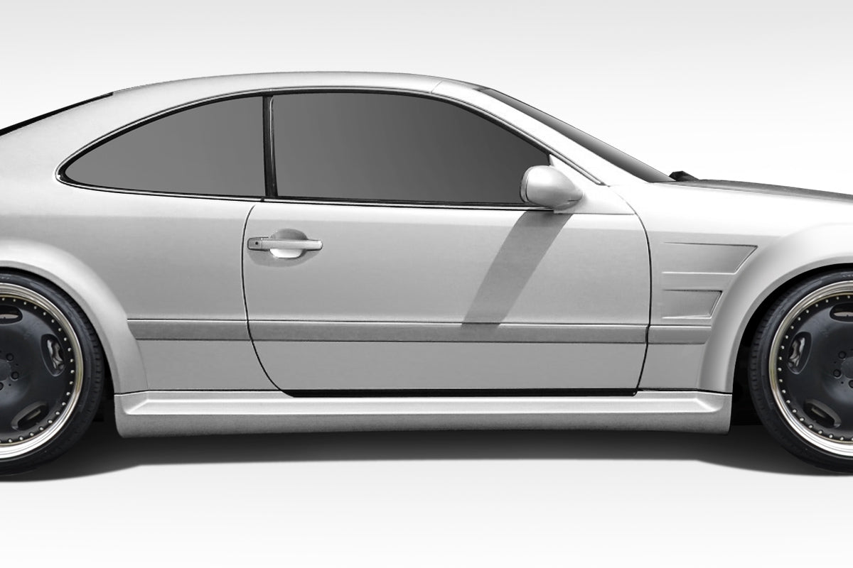 Extreme Dimensions Duraflex Black Series Look Wide Body Kit Compatible With 1998-2002 Mercedes CLK W208 - 8 Piece - 112562