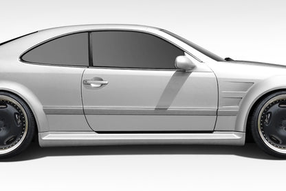 Extreme Dimensions Duraflex Black Series Look Wide Body Kit Compatible With 1998-2002 Mercedes CLK W208 - 8 Piece - 112562