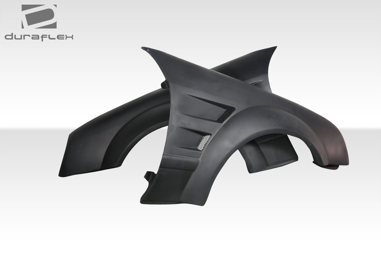 Extreme Dimensions Duraflex Black Series Look Wide Body Front Fenders Flares Compatible With 1998-2002 Mercedes CLK - 2 Piece - 112560