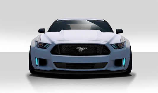 Extreme Dimensions Duraflex Grid Front Bumper Cover Compatible With 2015-2017 Ford Mustang - 1 Piece - 112563
