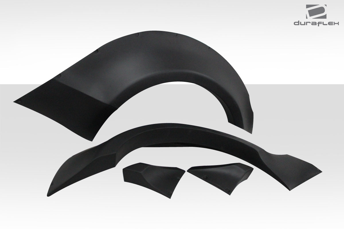 Extreme Dimensions Duraflex Grid Wide Body Rear Fender Flares Compatible With 2015-2023 Ford Mustang - 4 Piece - 112567
