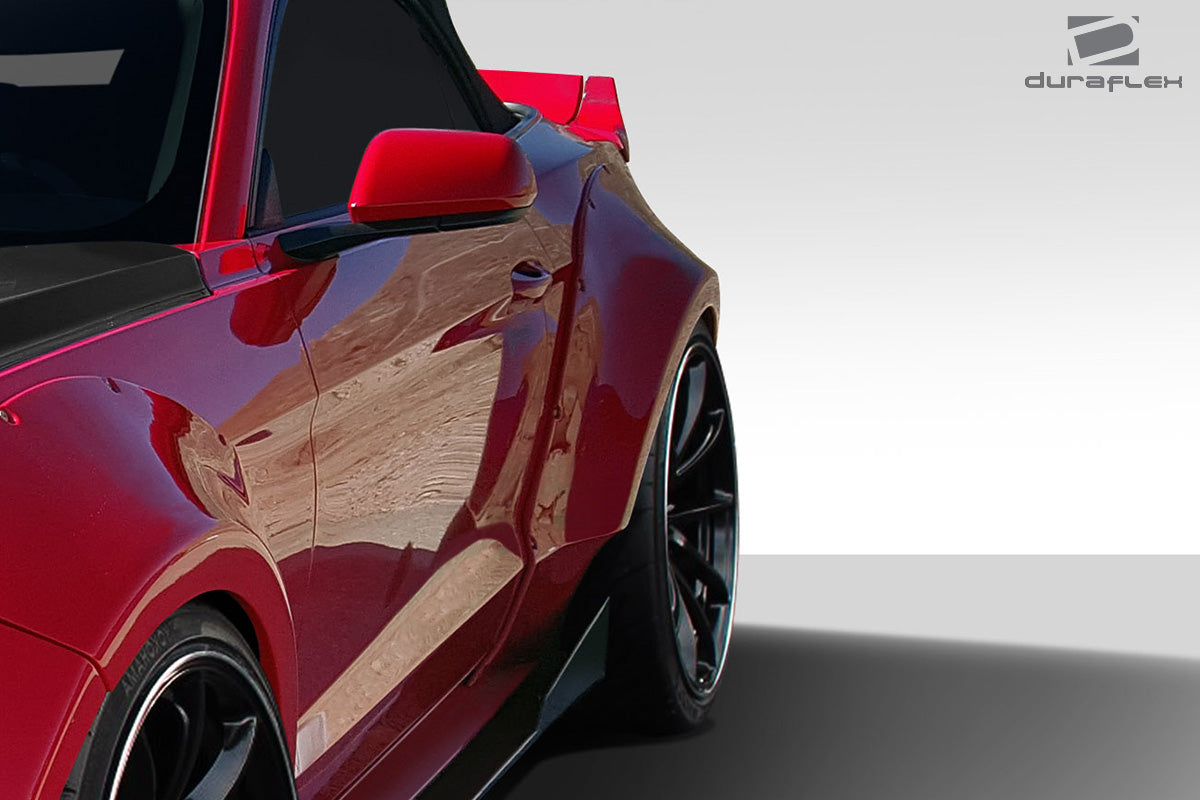 Extreme Dimensions Duraflex Grid Wide Body Rear Fender Flares Compatible With 2015-2023 Ford Mustang - 4 Piece - 112567