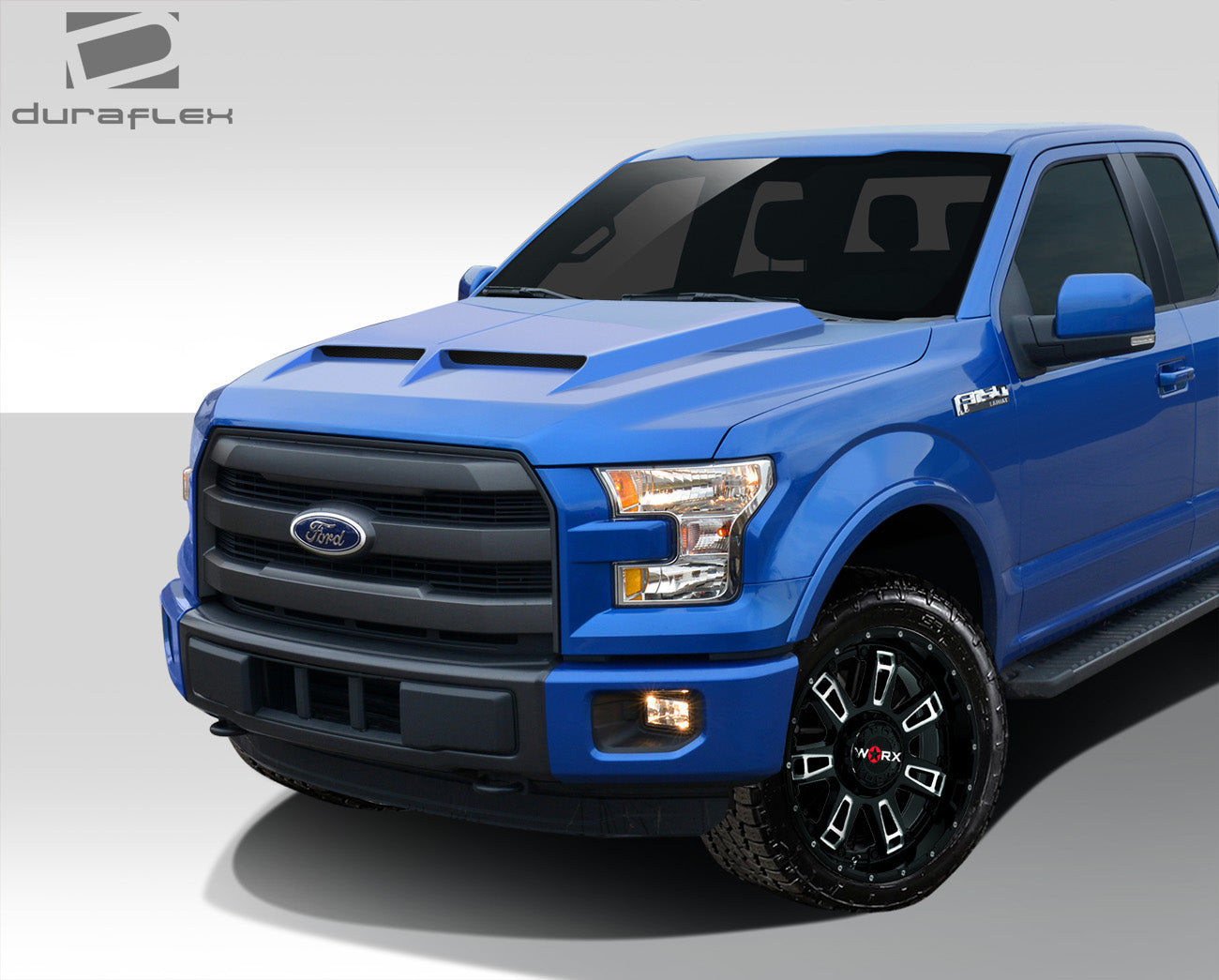 Extreme Dimensions Duraflex GT500 Hood Compatible With 2015-2020 Ford F20150 - 1 Piece - 112575