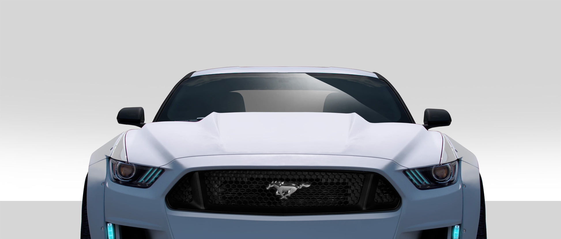 Extreme Dimensions Duraflex Cowl Hood Compatible With 2015-2017 Ford Mustang - 1 Piece - 112580