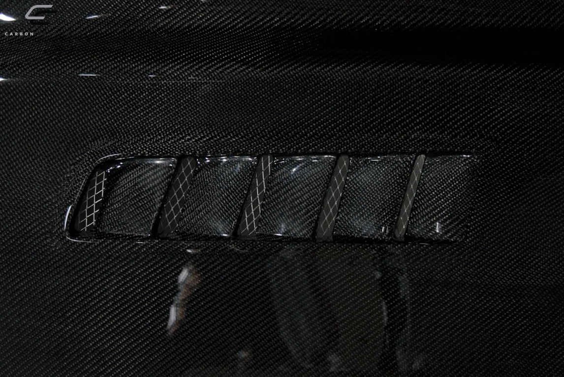 Carbon Creations GT500 Hood Compatible With 2015-2017 Ford Mustang - 1 Piece - 112581