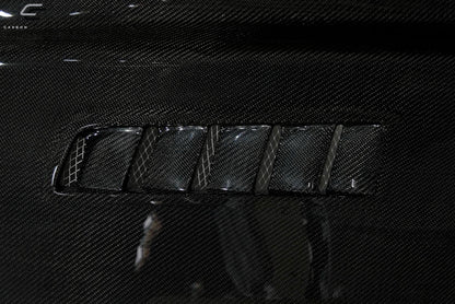 Carbon Creations GT500 Hood Compatible With 2015-2017 Ford Mustang - 1 Piece - 112581