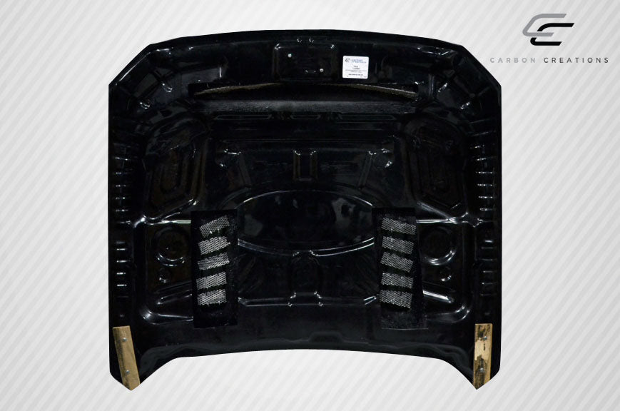 Carbon Creations GT500 Hood Compatible With 2015-2017 Ford Mustang - 1 Piece - 112581