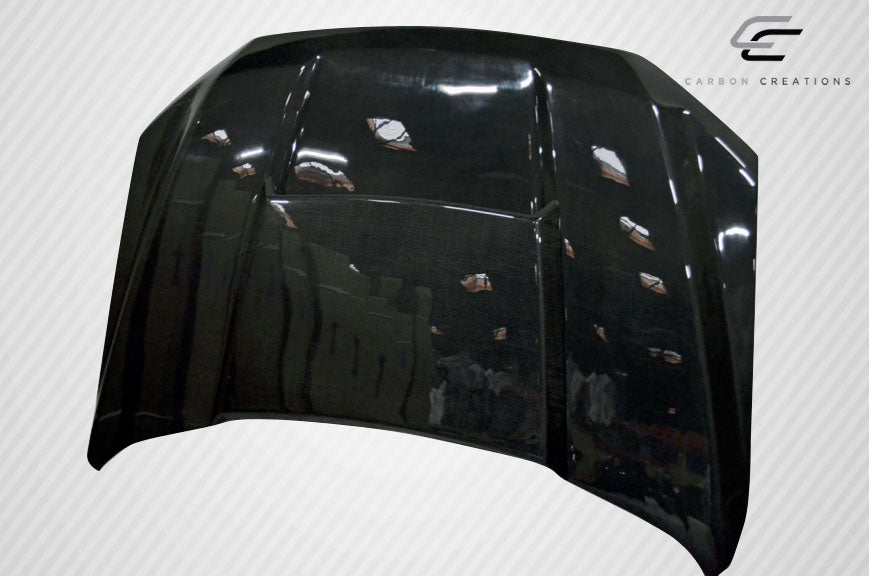 Carbon Creations Grid Hood Compatible With 2015-2020 Ford F20150 - 1 Piece - 112584