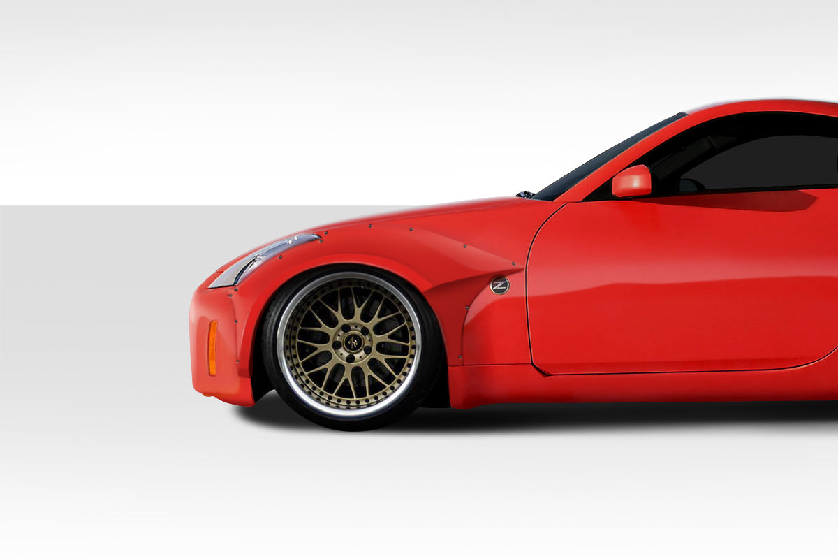 Extreme Dimensions Duraflex Circuit Front Fenders Flare Compatible With 2003-2008 Nissan 350Z - 2 Piece - 112591