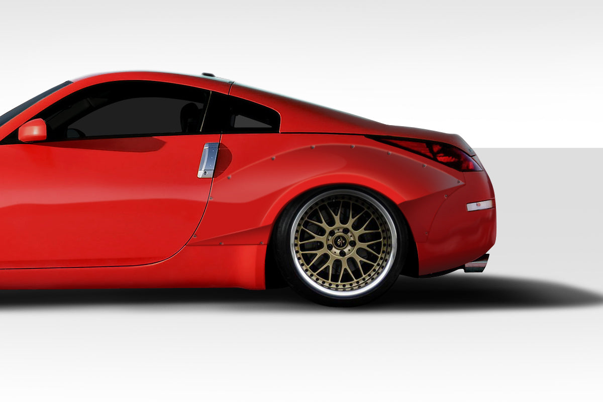 Extreme Dimensions Duraflex Circuit Rear Fender Flares Compatible With 2003-2008 Nissan 350Z - 2 Piece - 112592