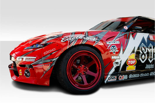 Extreme Dimensions Duraflex Circuit 75mm Front Fenders Flares Compatible With 2009-2020 Nissan 370Z - 2 Piece - 112596