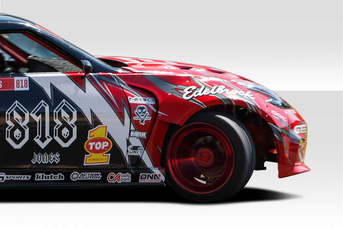 Extreme Dimensions Duraflex Circuit 75mm Front Fenders Flares Compatible With 2009-2020 Nissan 370Z - 2 Piece - 112596