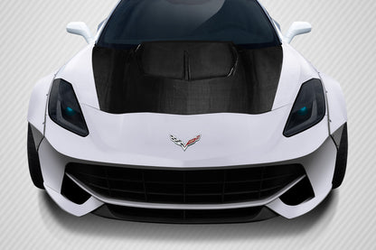 Carbon Creations Gran Veloce Hood Compatible With 2014-2019 Chevrolet Corvette - 1 Piece - 112608