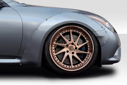Extreme Dimensions Duraflex Circuit 75mm Front Fenders Flare Compatible With 2008-2015 Infiniti G Coupe - 2 Piece - 112609