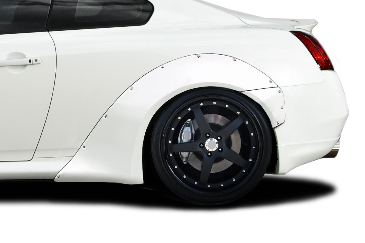 Extreme Dimensions Duraflex Circuit 75mm Rear Fender Flares Compatible With 2008-2015 Infiniti G Coupe - 2 Piece - 112610