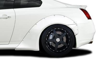 Extreme Dimensions Duraflex Circuit 75mm Rear Fender Flares Compatible With 2008-2015 Infiniti G Coupe - 2 Piece - 112610