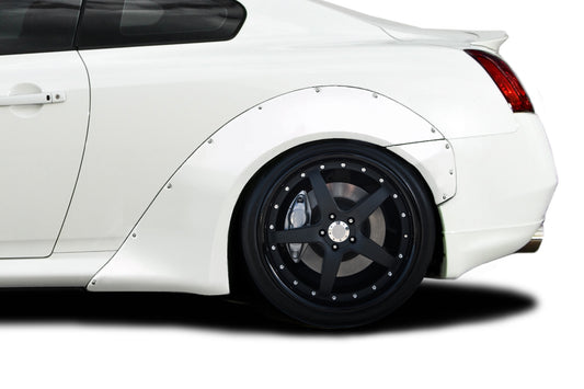 Extreme Dimensions Duraflex Circuit 75mm Rear Fender Flares Compatible With 2008-2015 Infiniti G Coupe - 2 Piece - 112610