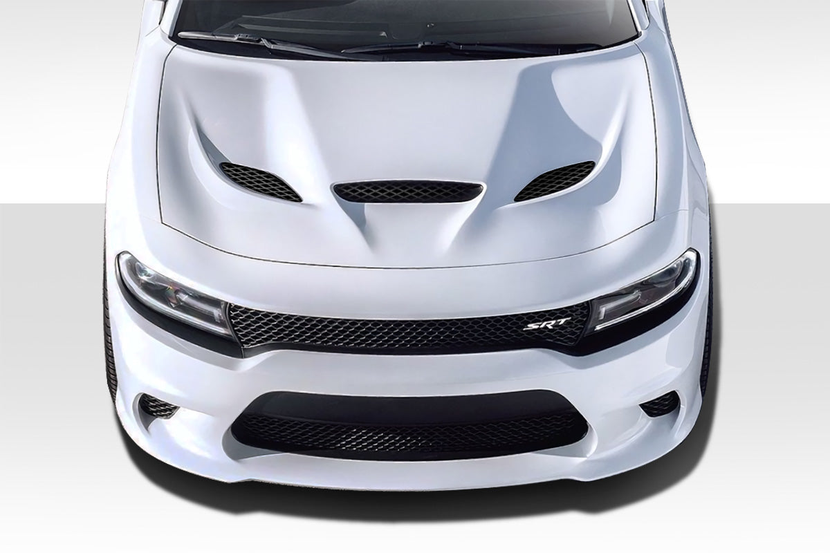 Extreme Dimensions Duraflex Hellcat Hood Compatible With 2015-2023 Dodge Charger - 1 Piece - 112614