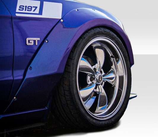 Extreme Dimensions Duraflex Circuit 75mm Front Fenders Flare Compatible With 2010-2014 Ford Mustang - 112623